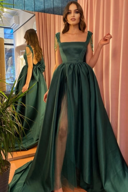 Evening Dresses Long Dark Green | Cheap green prom dress