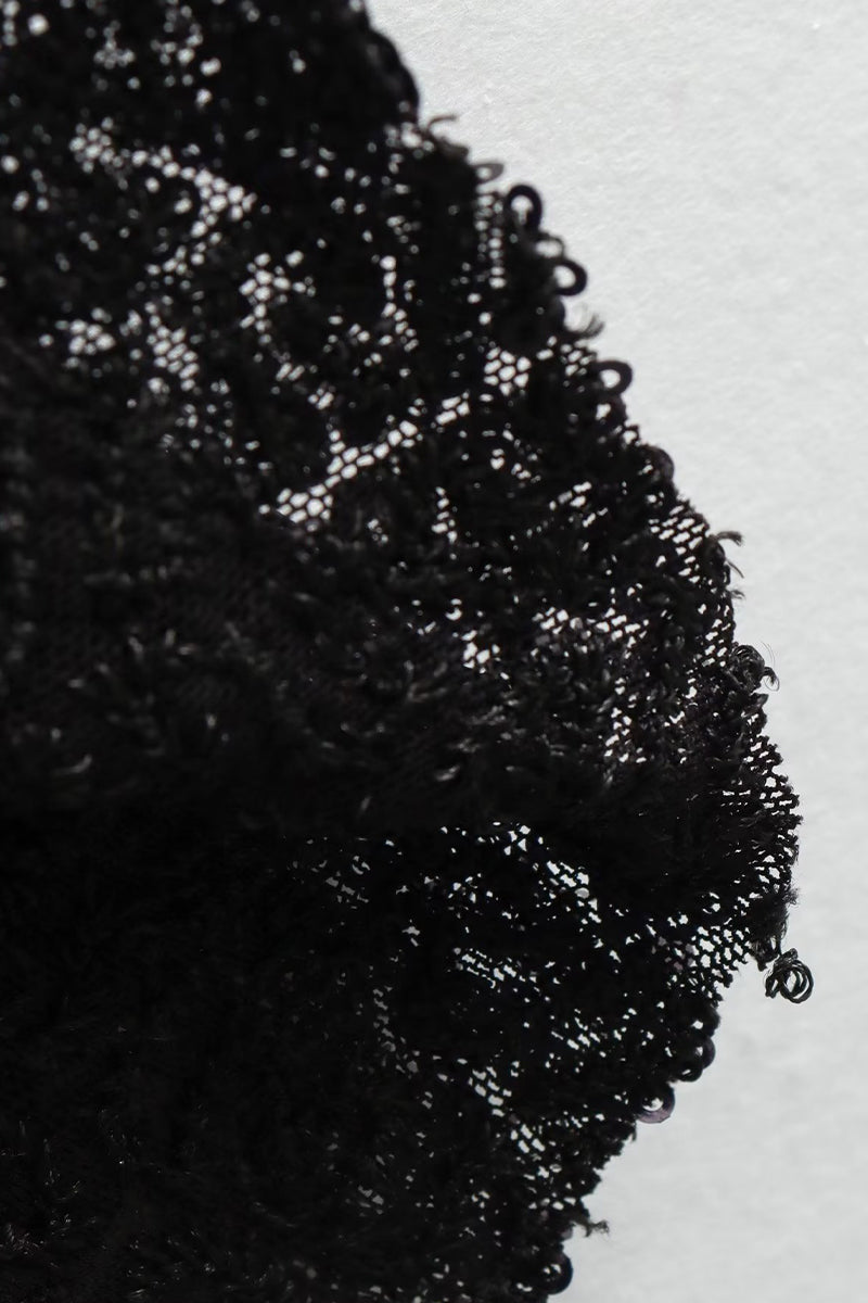 Elegant Solid Sequins Backless O Neck Evening Dresses - View 6 | VelvetHem