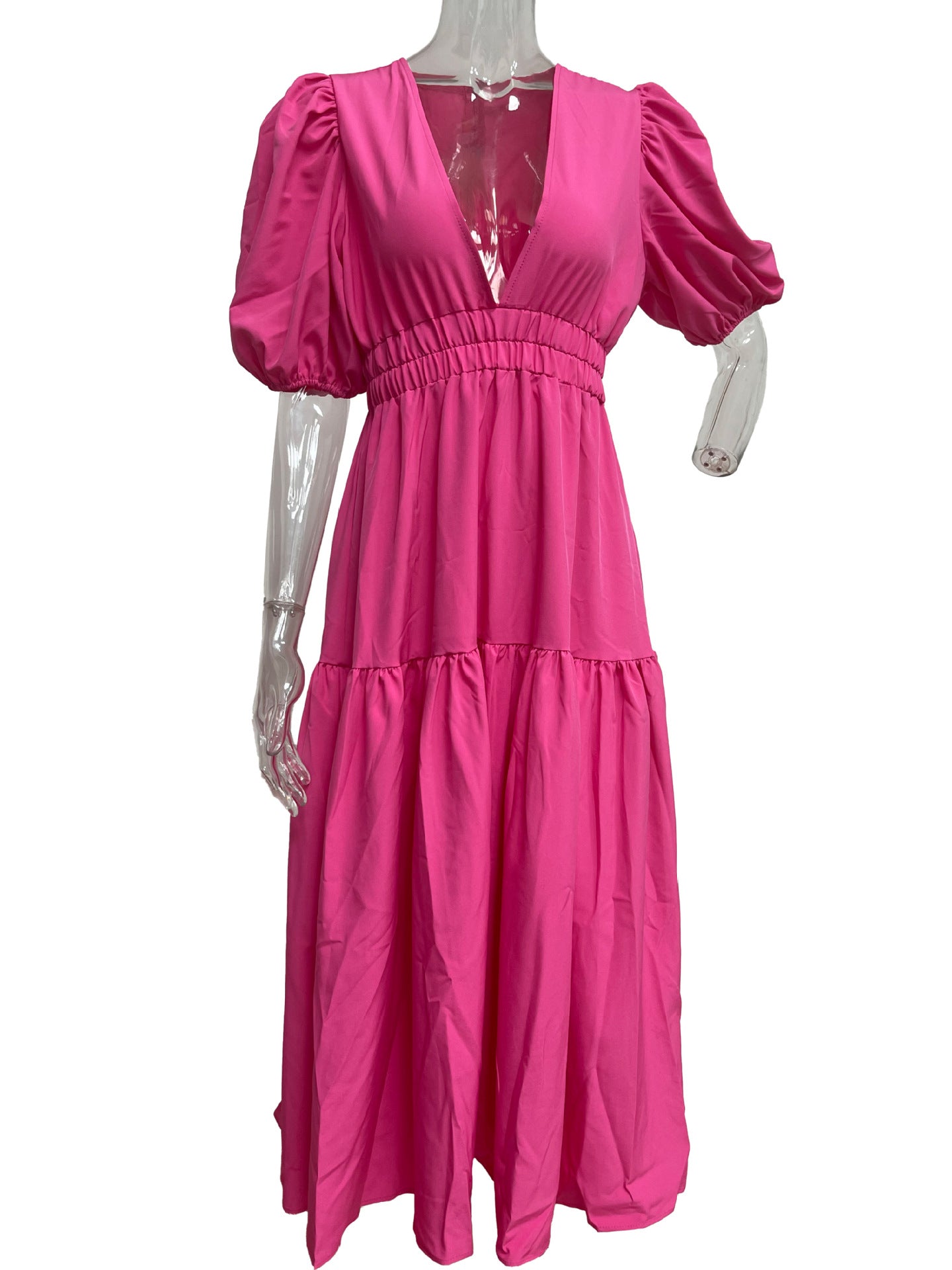 Brunch It Right Midi Dress Rose Red