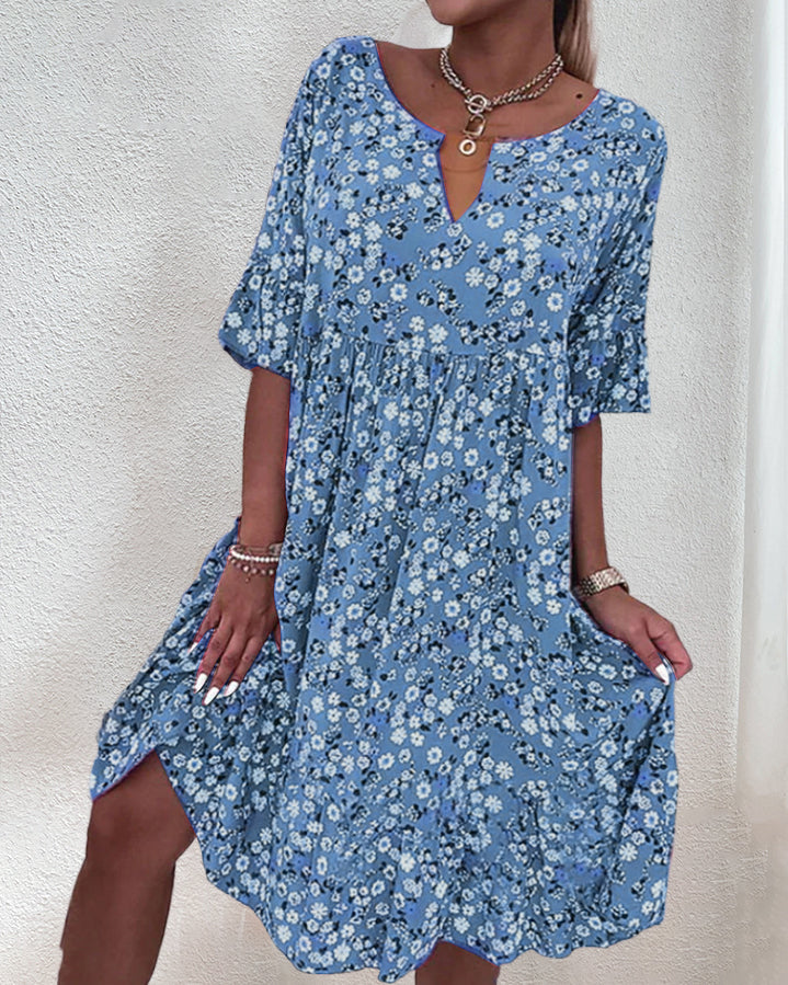 Nora Boutique Dress Floral Pattern Evening Wear Edit