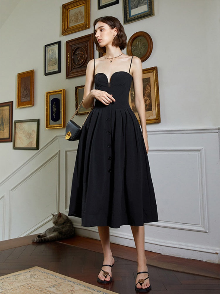 Summer Sweetheart Sleeveless Midi Dress