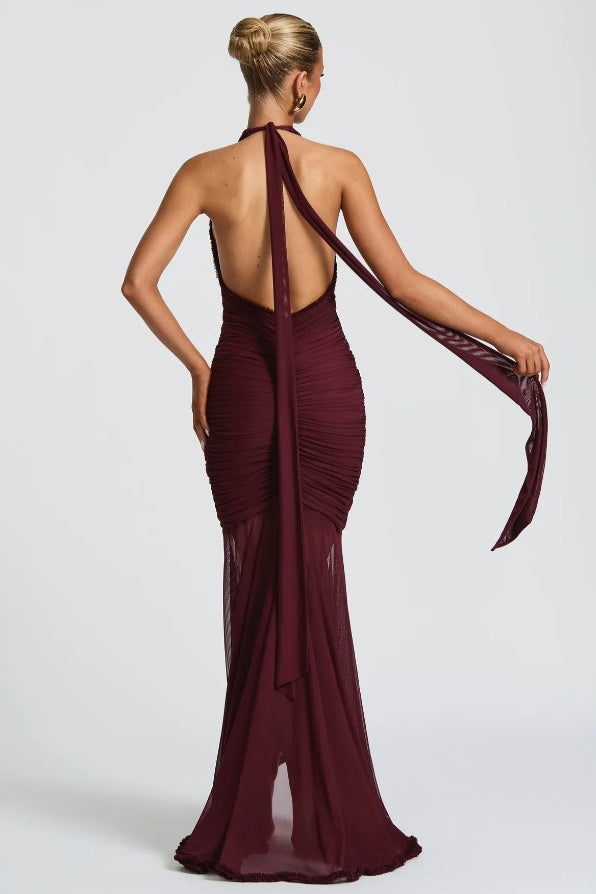 Sexy Deep V Dress with Relaxed Fit and Streetwear Style