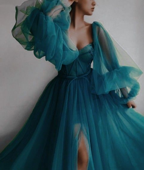 Long sleeves evening dress Sexy Prom Dress