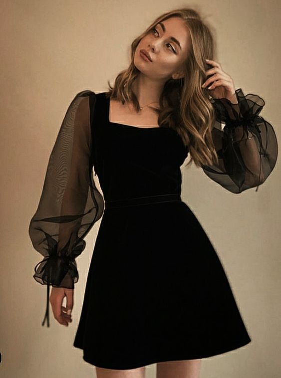 Beautiful short prom dress Elegant dresses, dinner dress