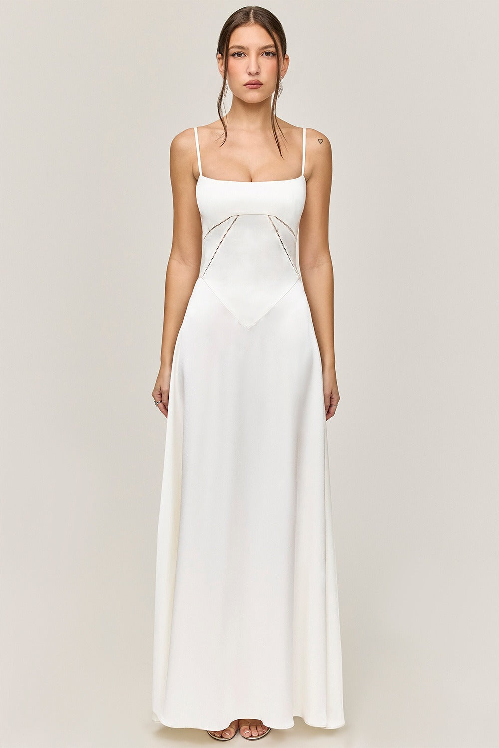 Classic Elegant Cami Backless Dress for Modern Fashion Wear