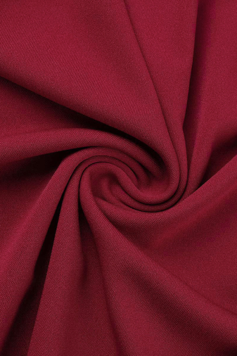 Elegant Solid Slit Fold V Neck Evening Dress Dresses(4 Colors) - View 8 | VelvetHem