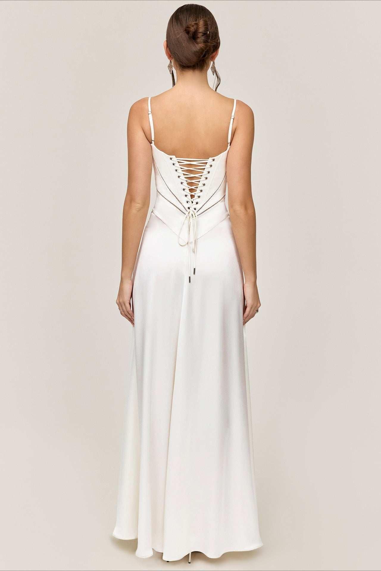 Classic Elegant Cami Backless Dress for Modern Fashion Wear
