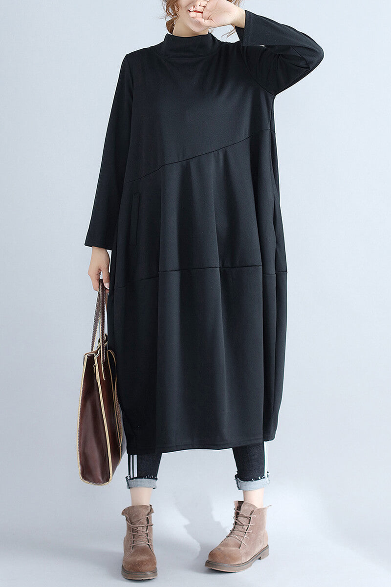 Azucena Elevated Urban Midi Comfort Dress Premium Wardrobe Essential