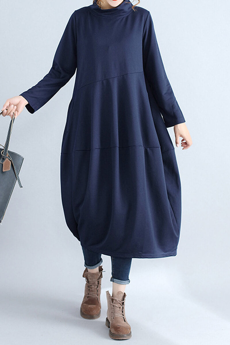 Azucena Elevated Urban Midi Comfort Dress Premium Wardrobe Essential