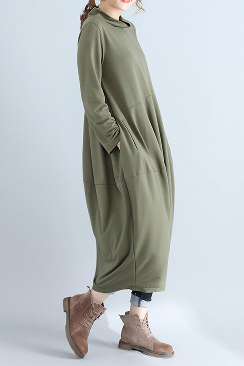 Azucena Elevated Urban Midi Comfort Dress Premium Wardrobe Essential