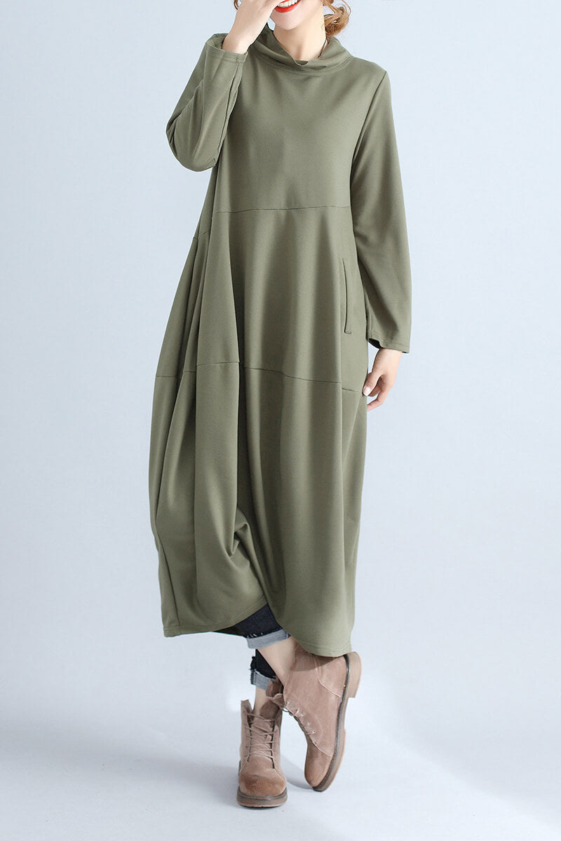 Azucena Elevated Urban Midi Comfort Dress Premium Wardrobe Essential