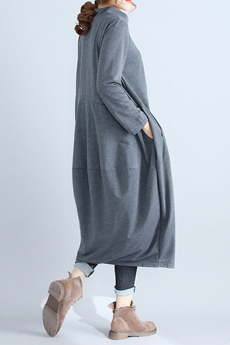 Azucena Elevated Urban Midi Comfort Dress Premium Wardrobe Essential