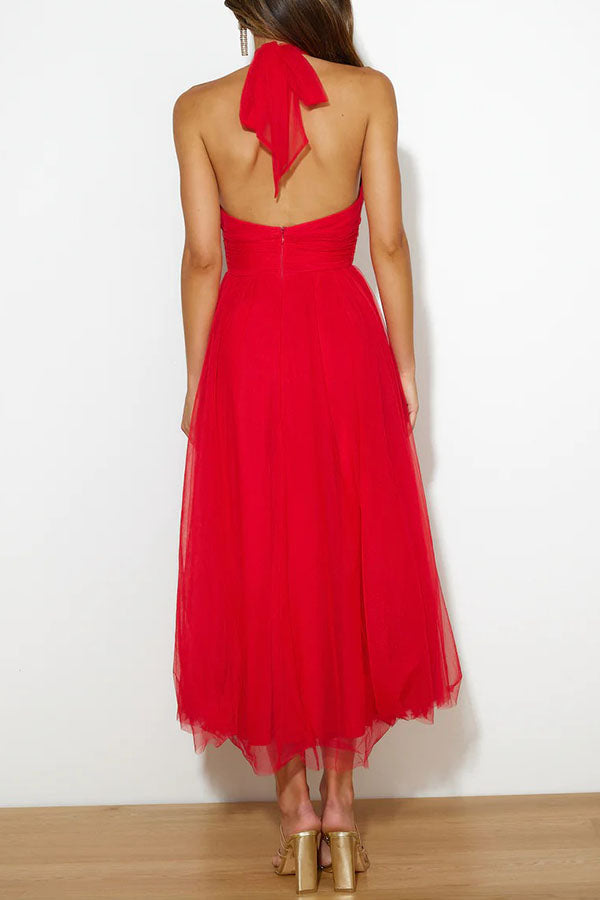 Maricela Effortless Dress with a Long Skirt Boutique Collection
