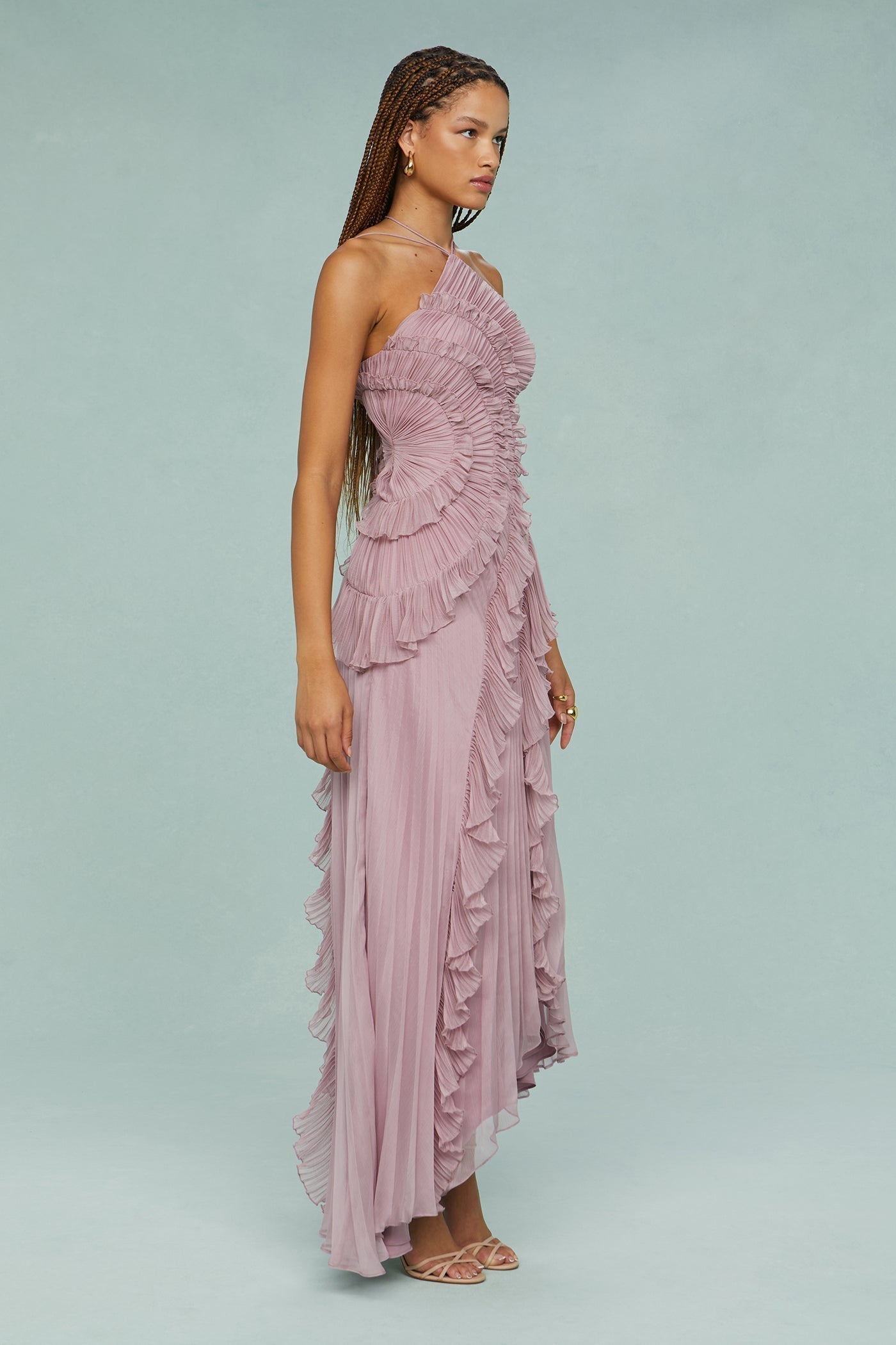 Amelia Halter Maxi Dress