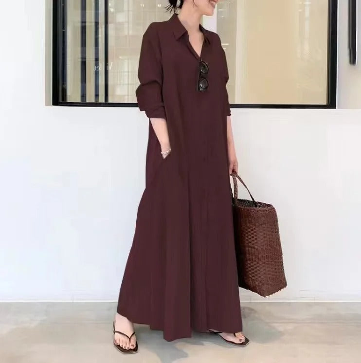 Lucia Premium Women's Long Sleeved Polo Dress Chic Silhouette Collection