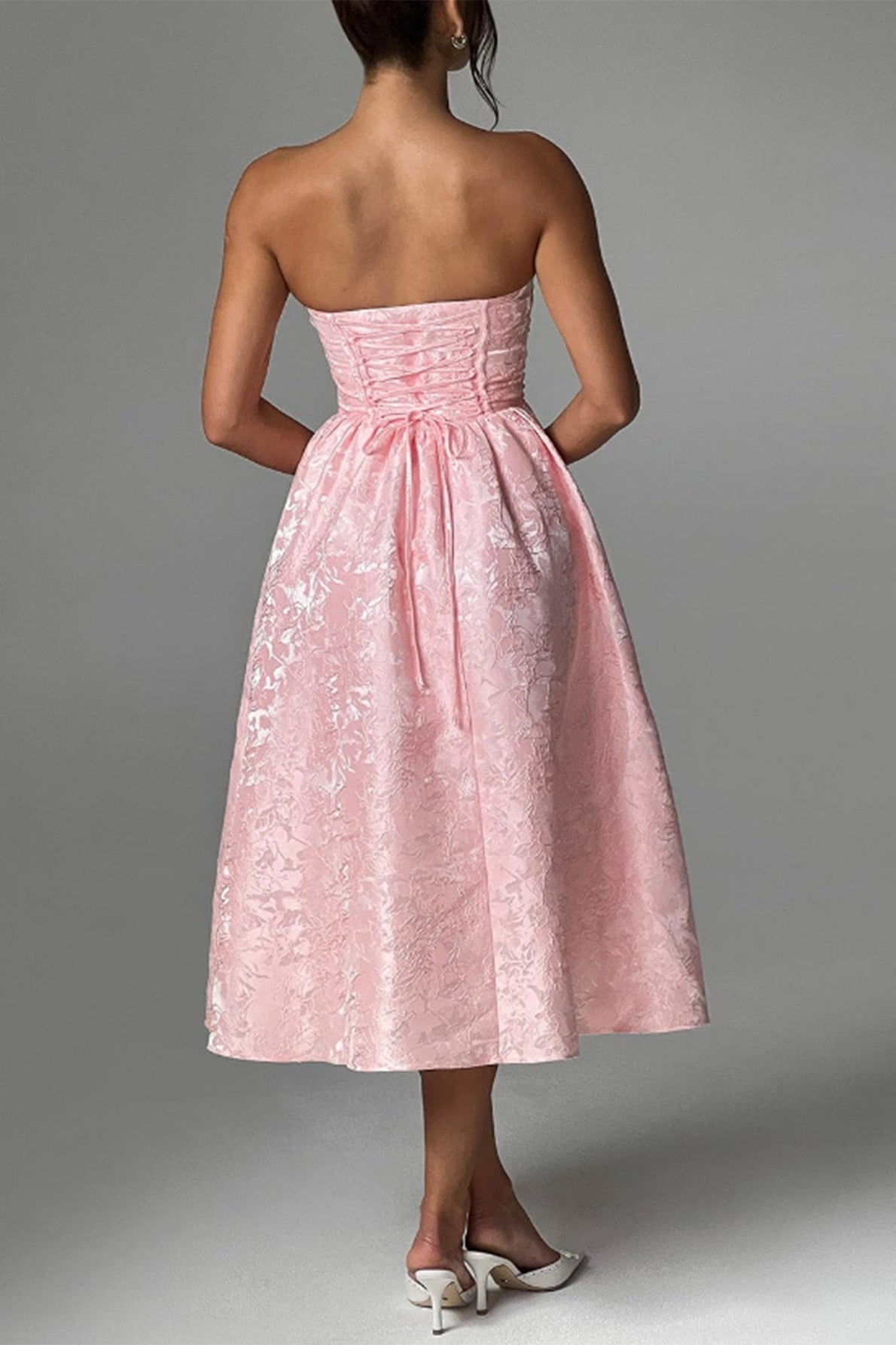 Strapless Elegant Party Dress with Premium Everyday Styling