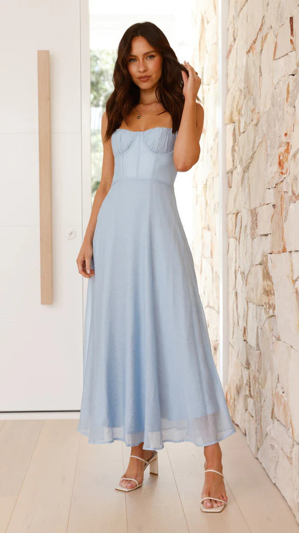 Ducasse Maxi Dress Blue