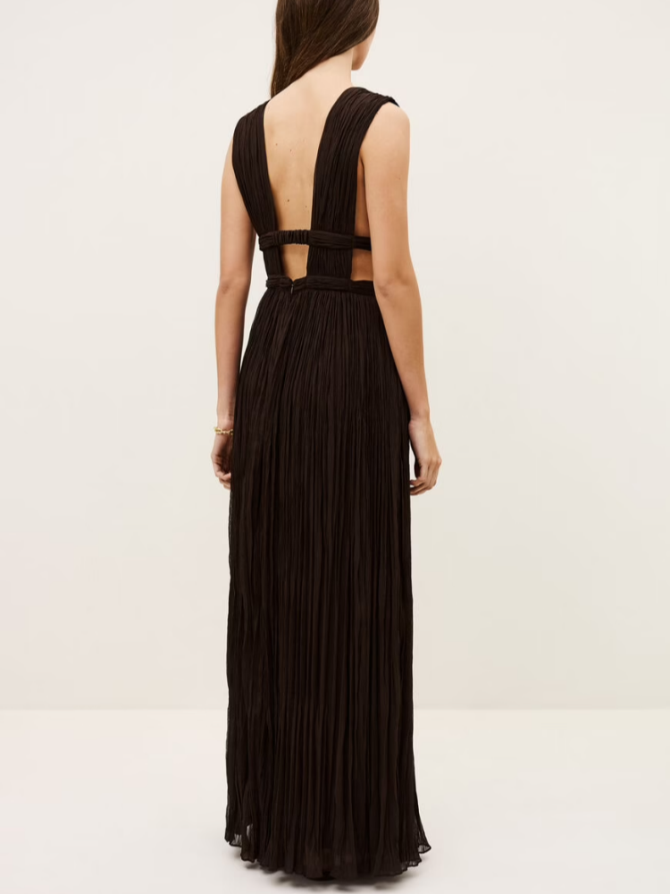 Midnight Goddess Maxi Dress