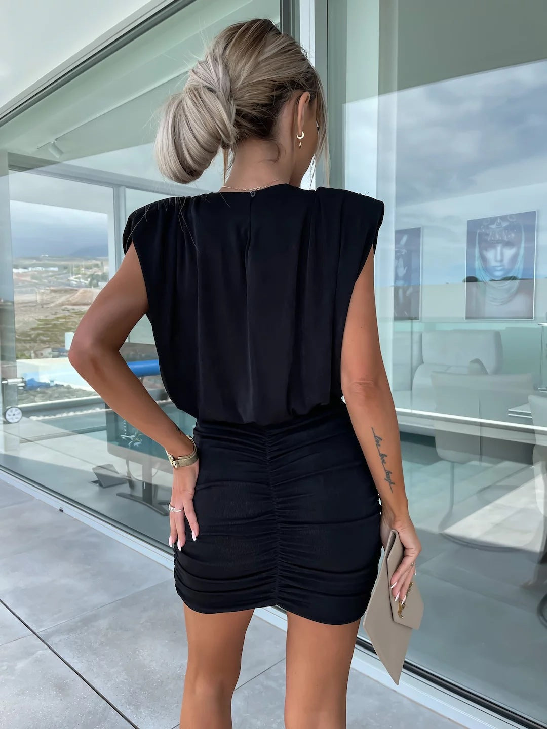 Truden Mini Dress Black