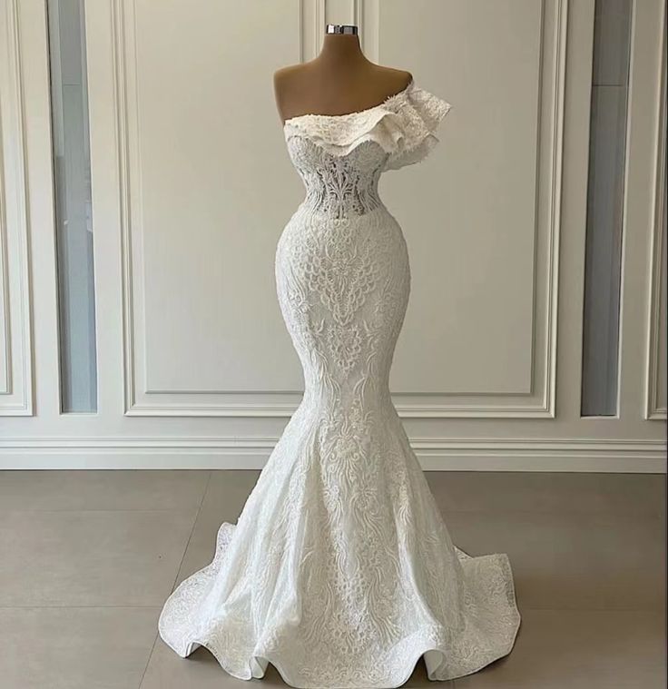 Robe de mariage, mermaid wedding dresses, white bridal dresses