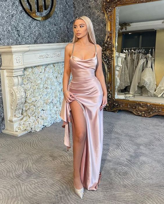 Pink Evening Dresses.charming Formal Evening Gowns