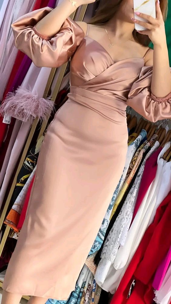 Evening Dress Spaghetti Straps Prom Dress Party Dress