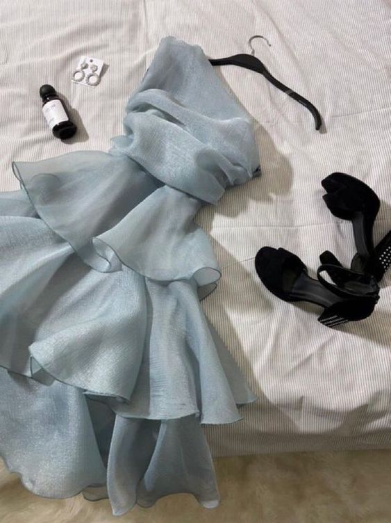 Blue Short Party Dress Homecoming Dress - FashionDia