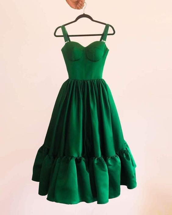 Green Short Party Dress Homecoming Dresses