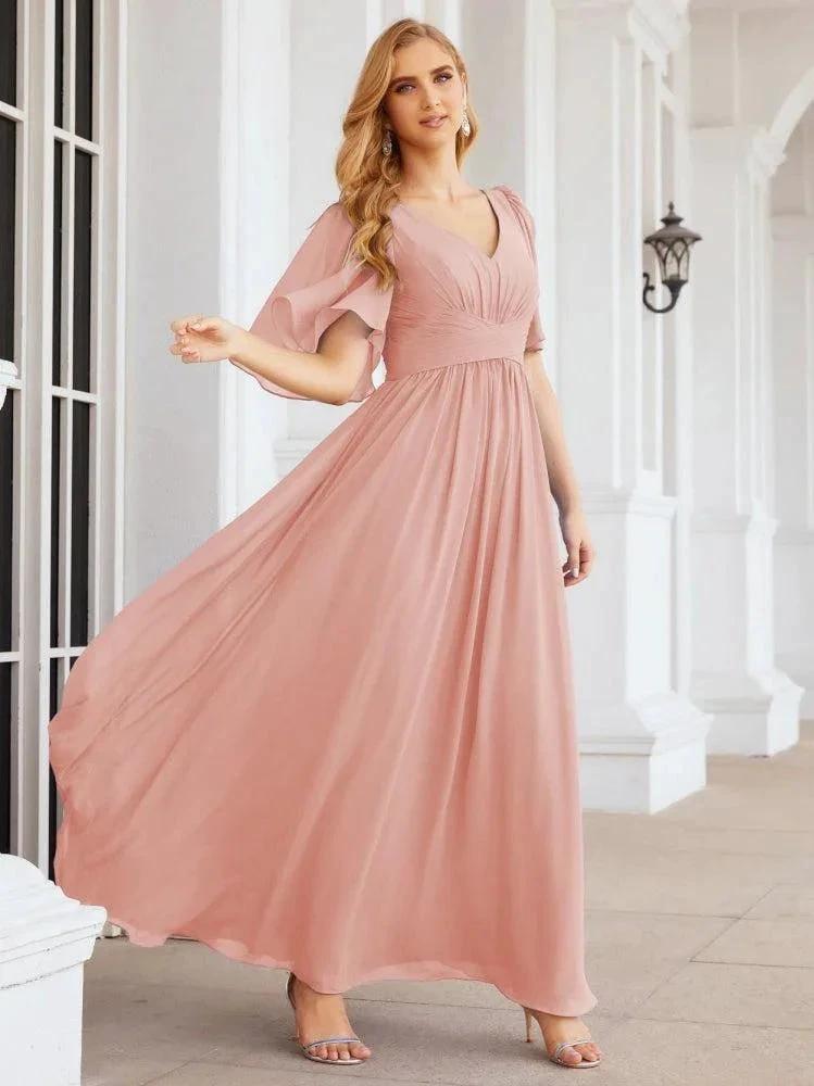 Numbersea Bridesmaid Dresses for Women Wedding Long Party Prom Dress 28068 by numbersea