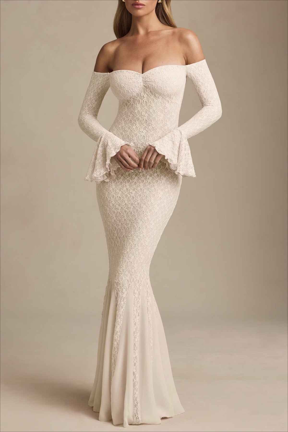 Bodycon Evening Lace Dress - View 10 | VelvetHem