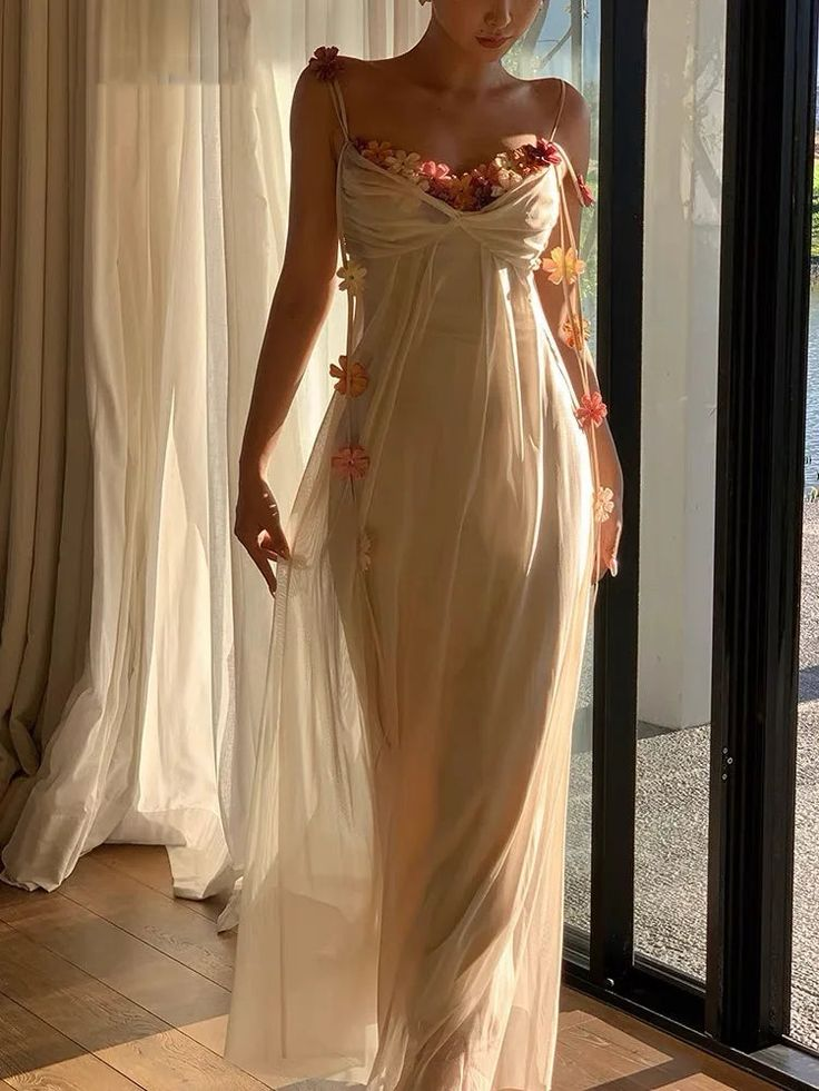 Elegant Fashion Tulle Appliques Party Dress White Prom Dress