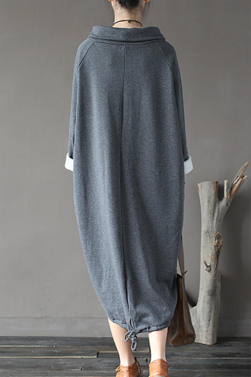Nuria Chic Long Sweater Dress Premium Wardrobe Essential