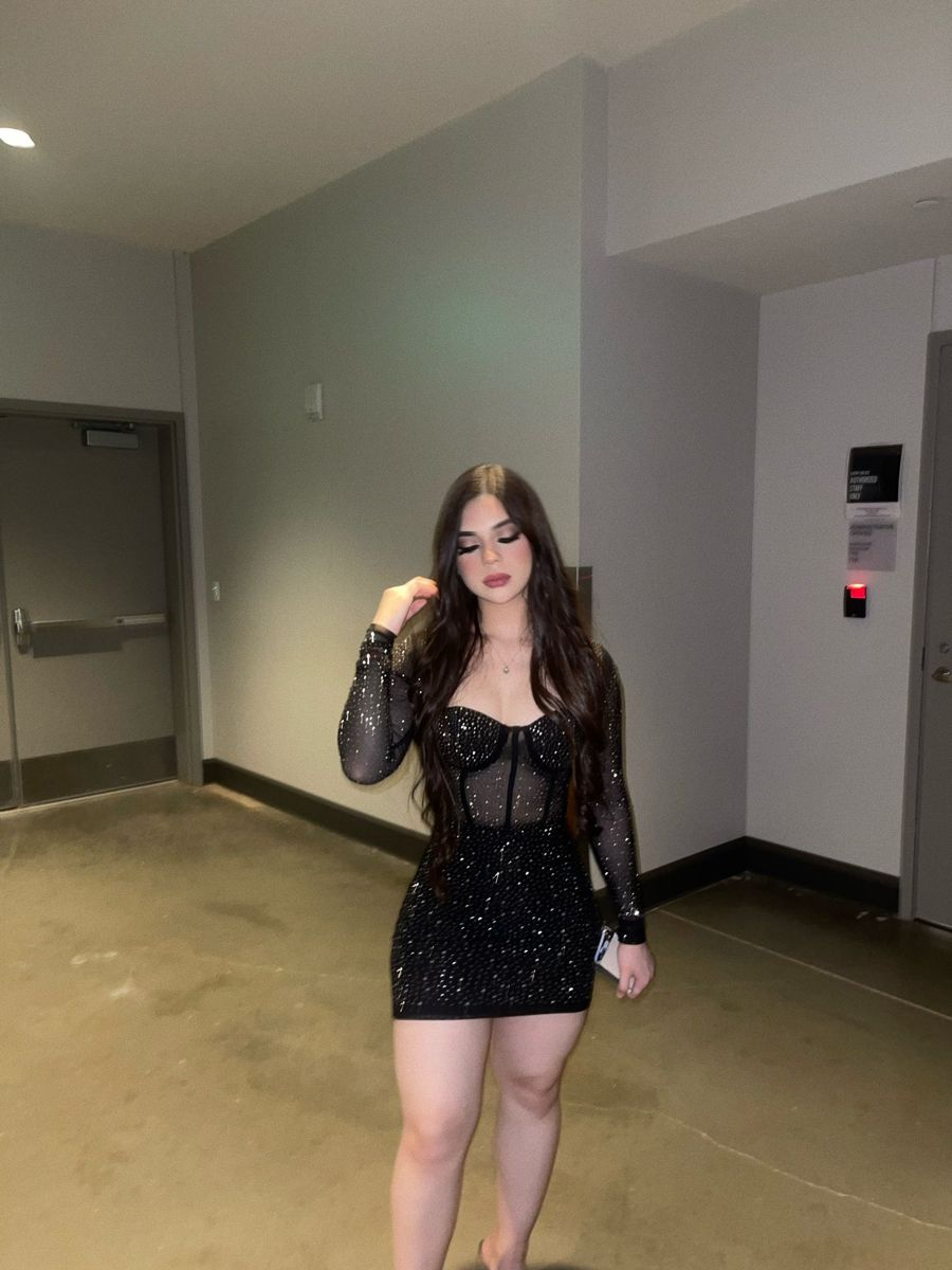 Sexy Black Sequin Sheath Cocktail Dress Short 8th Grade Homecoming Dress