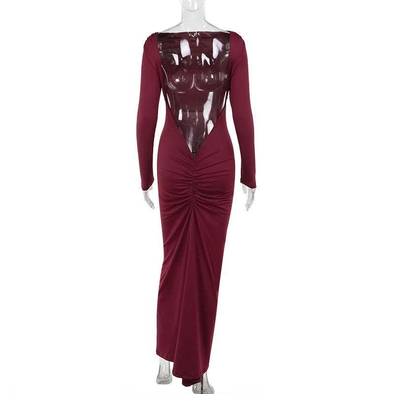 Mulberry Maxi Dress Maroon
