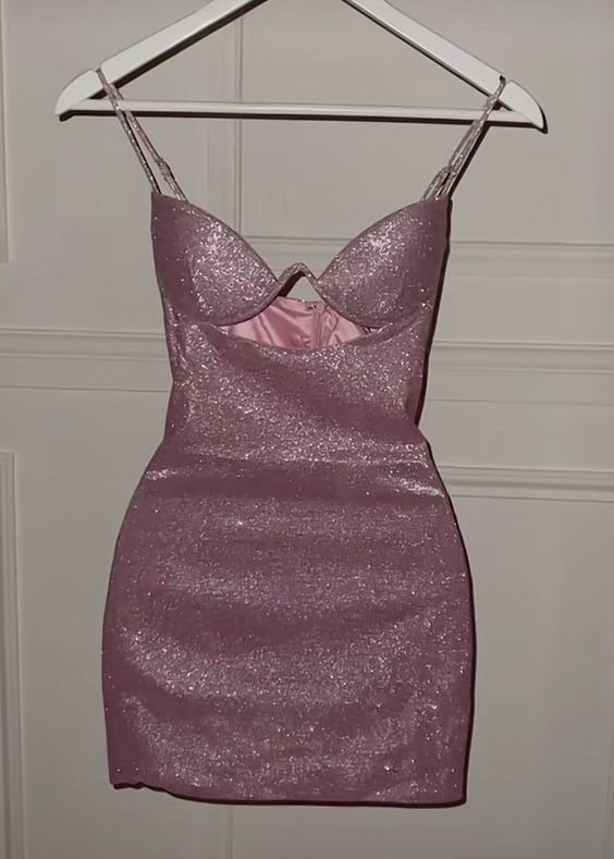 Glittery Dress party dress short cocktail dresses homecoming dress