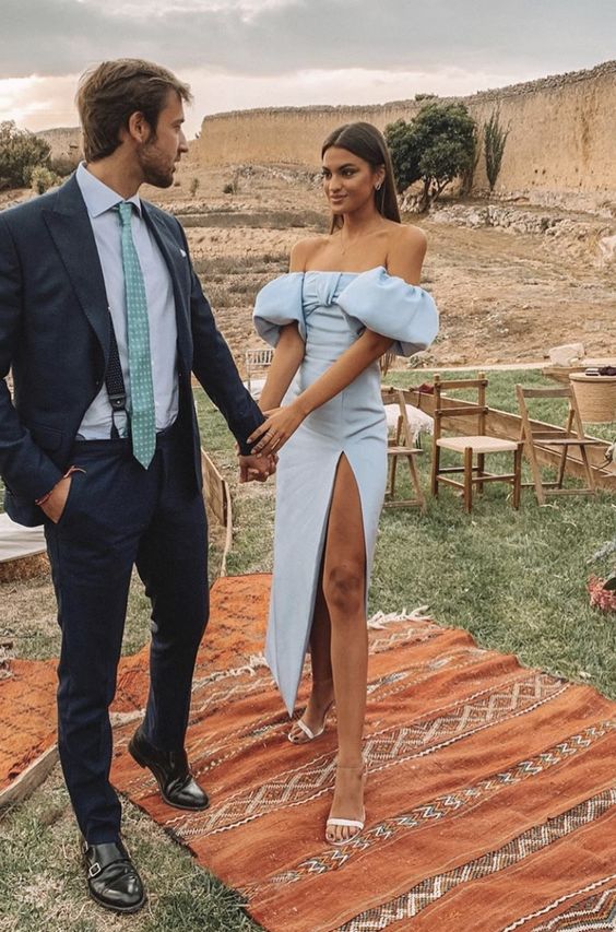 Fashion Off-the-Shoulder Prom Dress, Christmas Dress - View 3 | FashionDia
