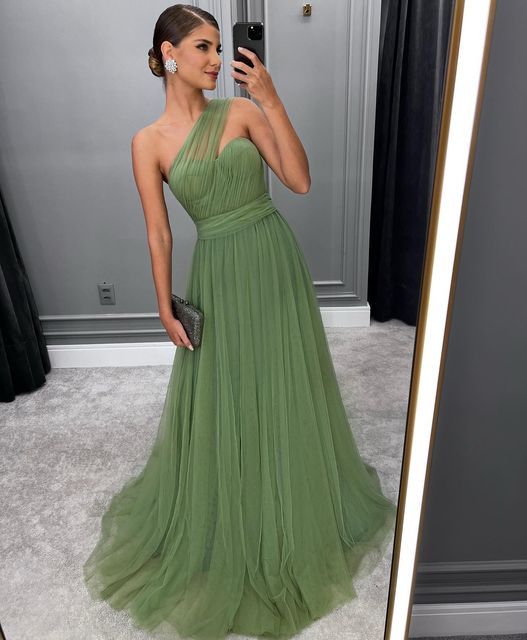 Green long prom dresses, evening dresses,party dresses, formal dress