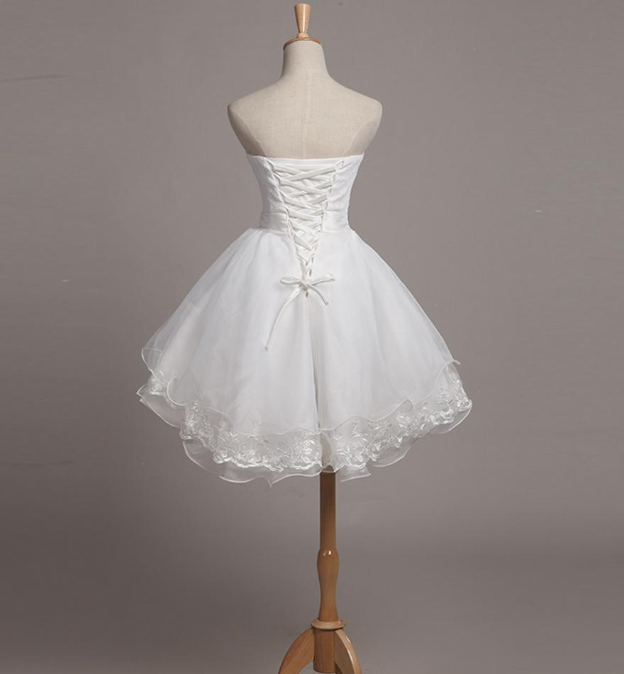 Homecoming Dresses,CUTE TULLE LACE SHORT PROM DRESS