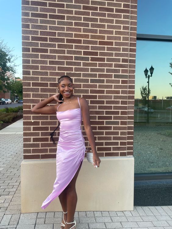 Lilac Prom Homecoming Dress Evening Dress, Party Dress