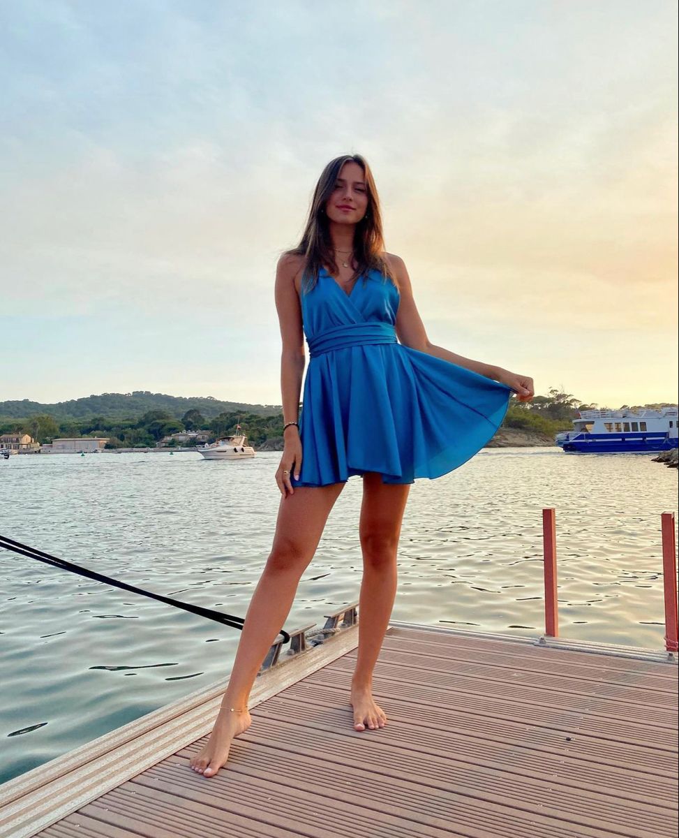 Blue Short Prom Dresses, Fashion Cocktail Dress