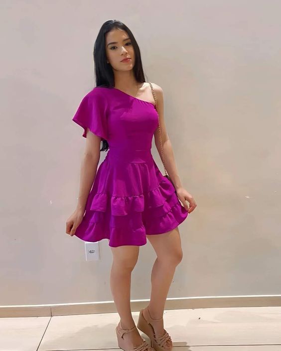 Purple Short Homecoming Dress Party Dresses