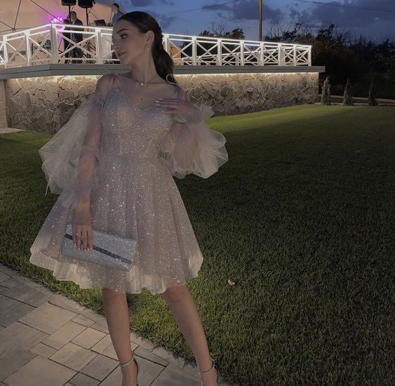 Homecoming Dress Women Formal Elegant Cocktail Gowns