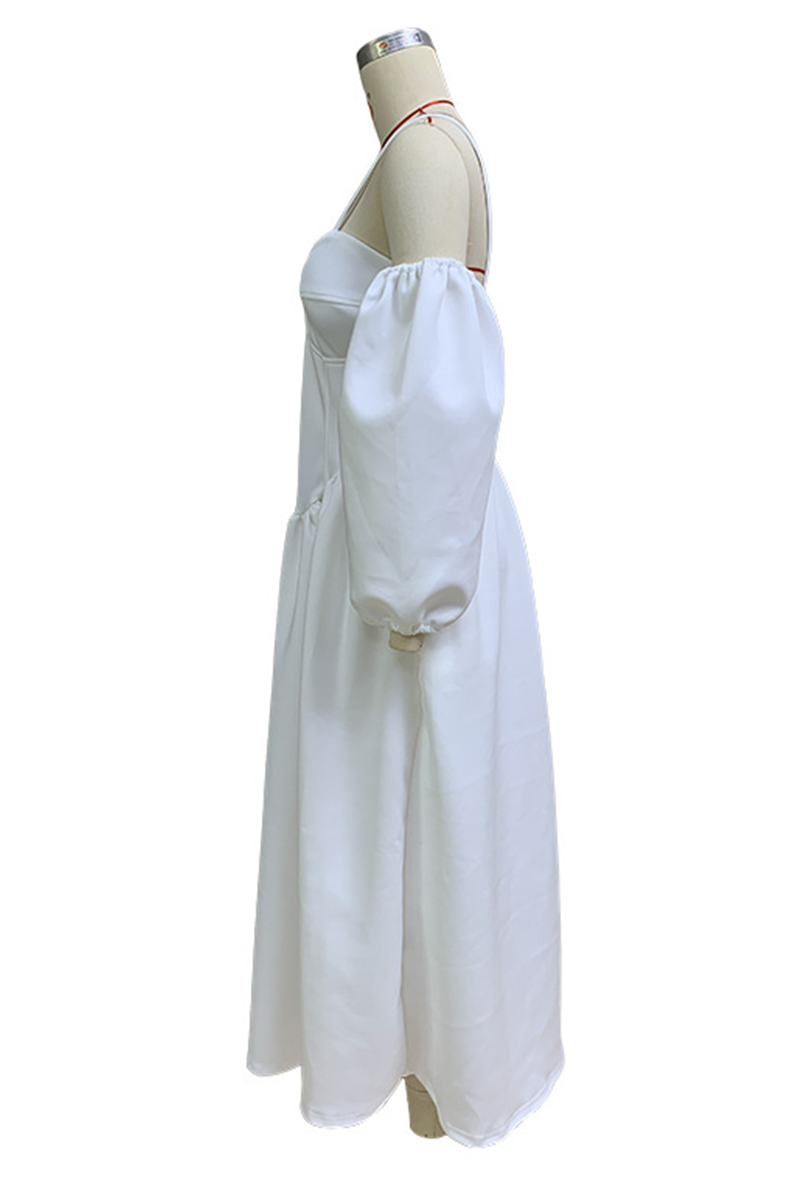 Sexy Solid Color Pocket V Neck Evening Dresses - View 7 | VelvetHem