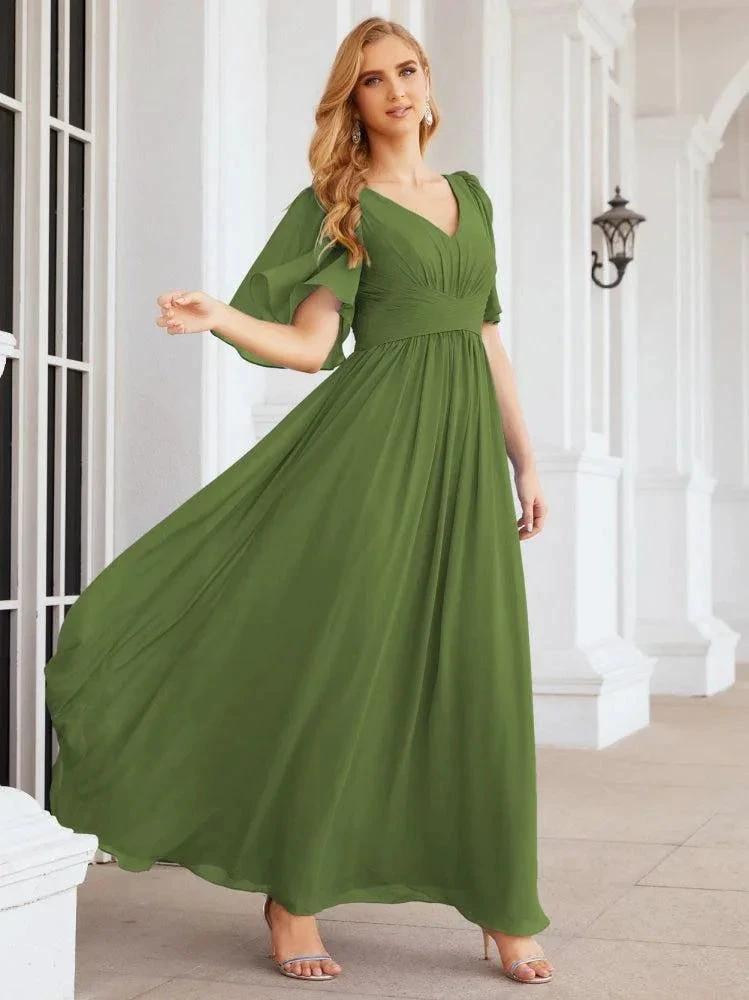 Numbersea Bridesmaid Dresses for Women Wedding Long Party Prom Dress 28068 by numbersea