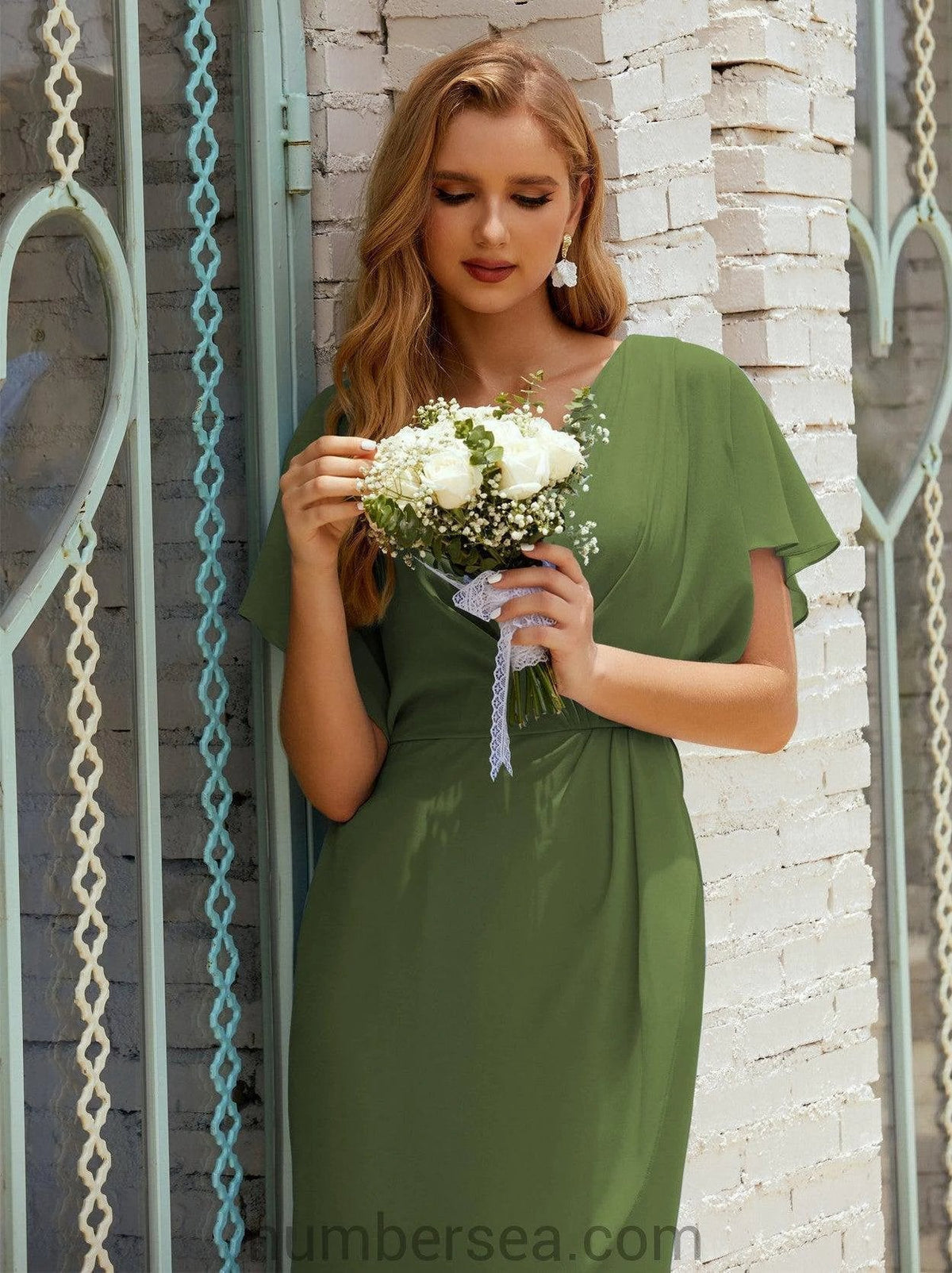 Homecoming Dresses Knee Length Sleeveless Prom Gowns 28021 (ZD16955)