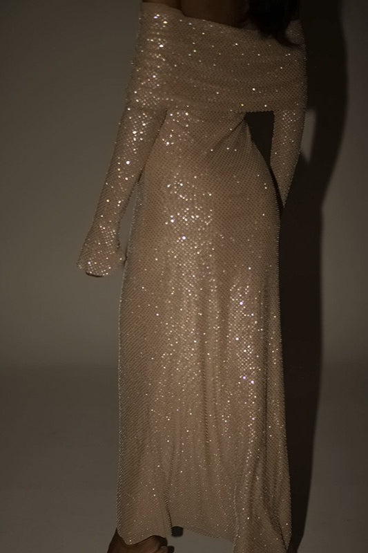 Bodycon Sequin Maxi Party Dress - View 6 | VelvetHem