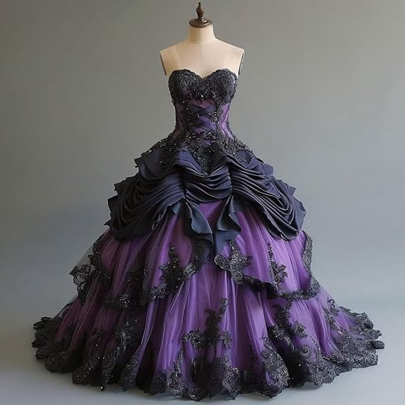 Puffy Tiered Quinceanera Dresses Sweet 16 Dresses Vintage Wedding Dress For Bride