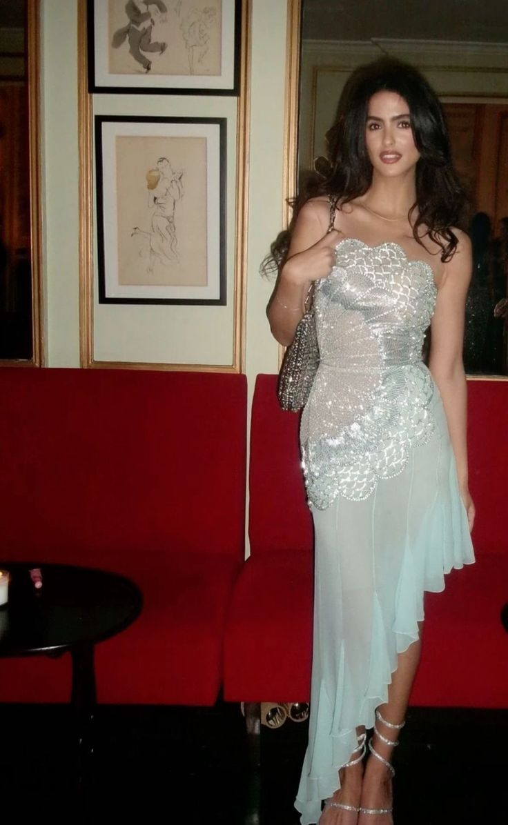 Elegant Mermaid Strapless Chiffon Light Blue Prom Dress Formal Evening Dress