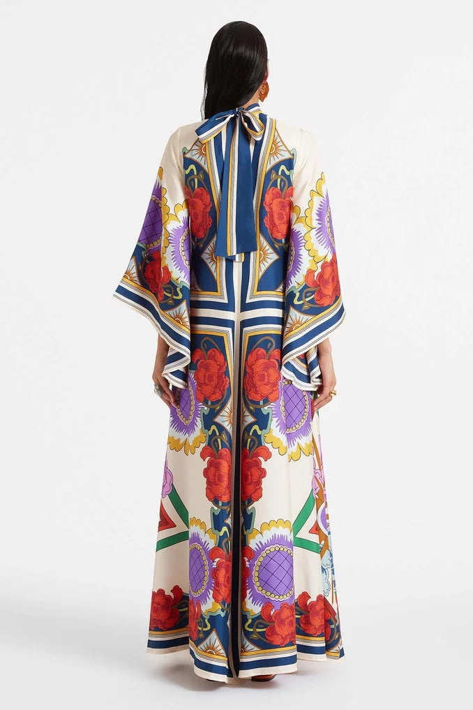 Natacha Elevated Placed Rust Magnifico Dress Chic Silhouette Collection