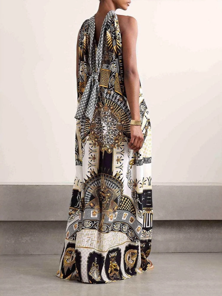 French Retro A-Line Dress